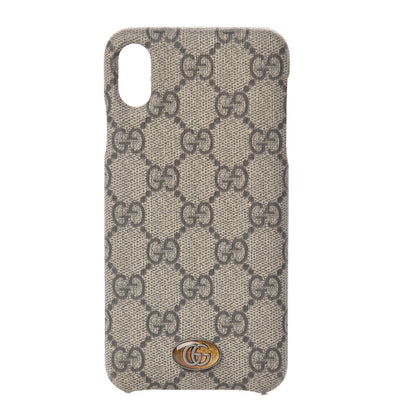 Gucci GG Supreme Monogram Ophidia iPhone XS Max Case 1 of 5