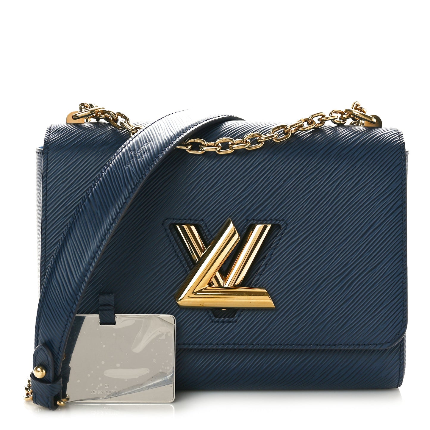Epi Twist Shoulder Bag MM Indigo