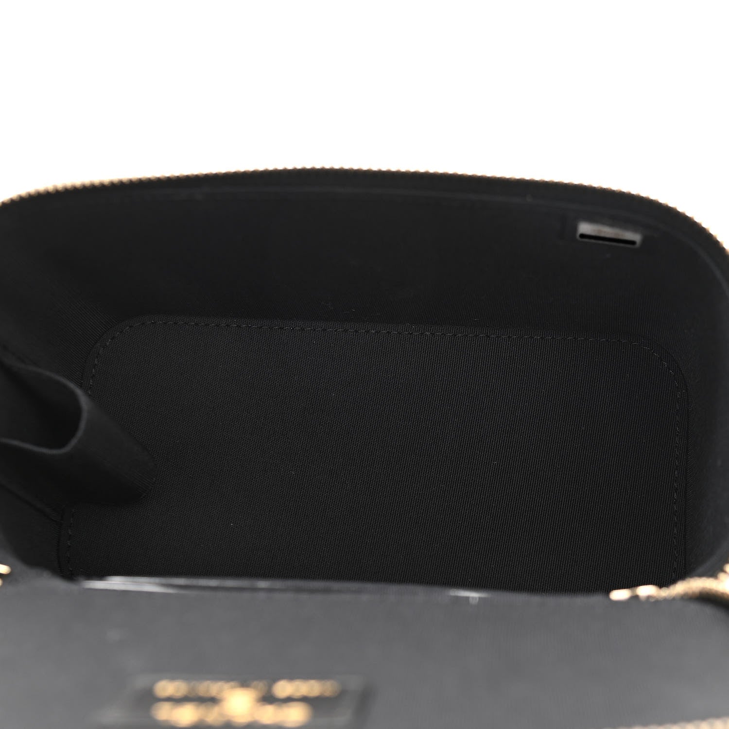 Chanel Lambskin Quilted Small Top Handle Vanity Case With Chain Black 5 of 11