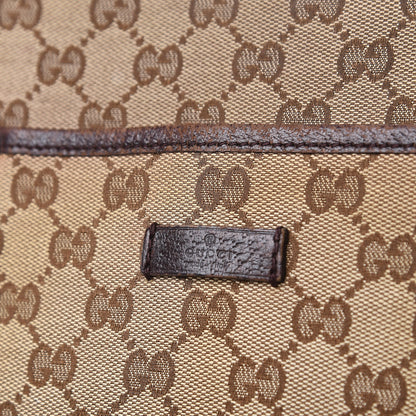 Gucci GG Plus Monogram Small Flat Messenger Bag Dark Brown 14 of 14