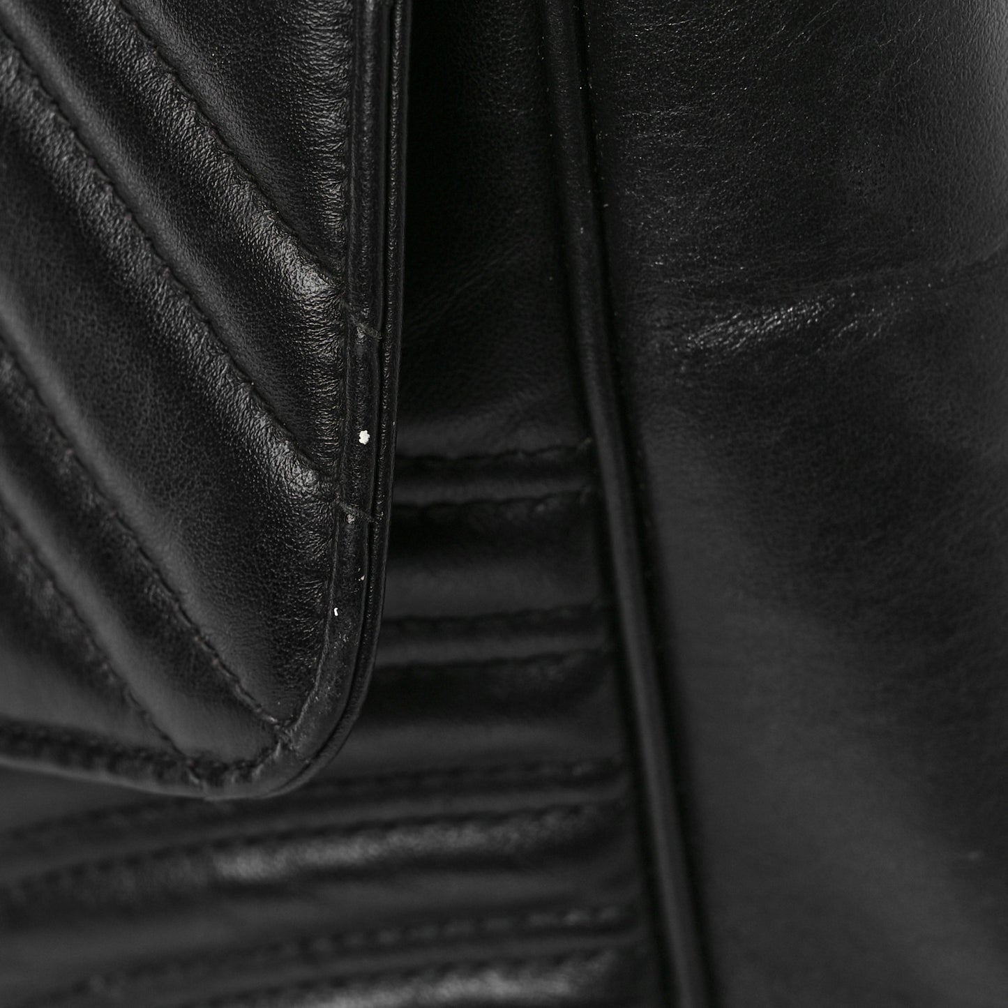 Calfskin Matelasse Large GG Marmont Shoulder Bag Black