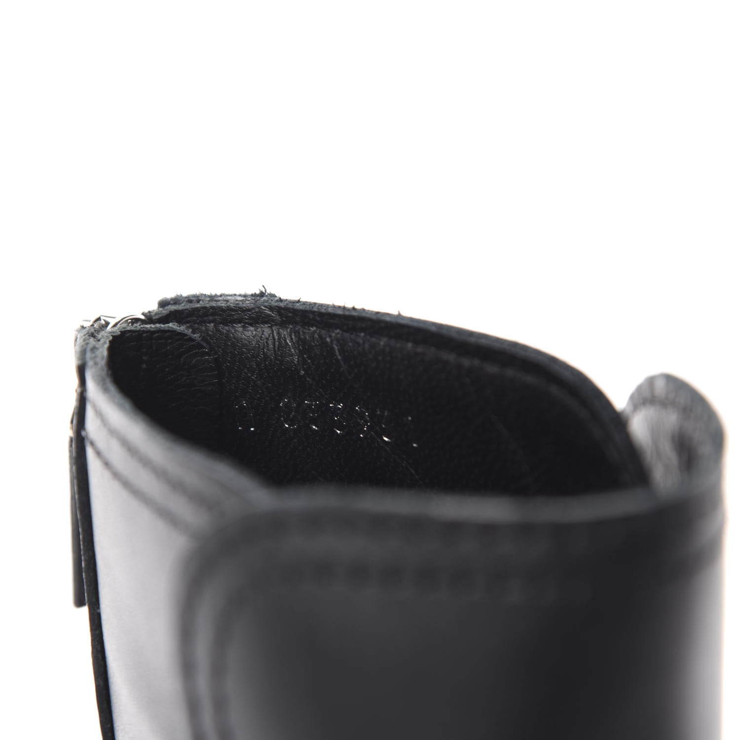 Chanel Calfskin Pearl Cap Toe Short Boots 37.5 Black 10 of 11