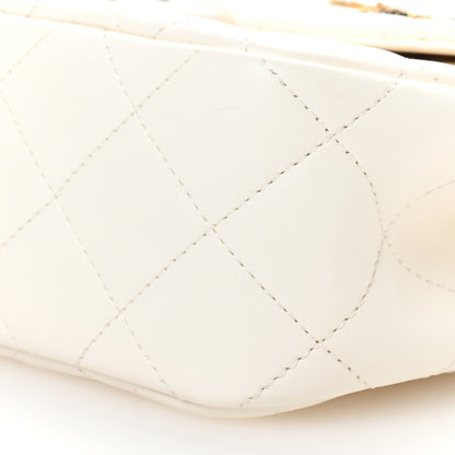 Chanel Lambskin Quilted Small Coco Clips Single Flap White 10 of 10