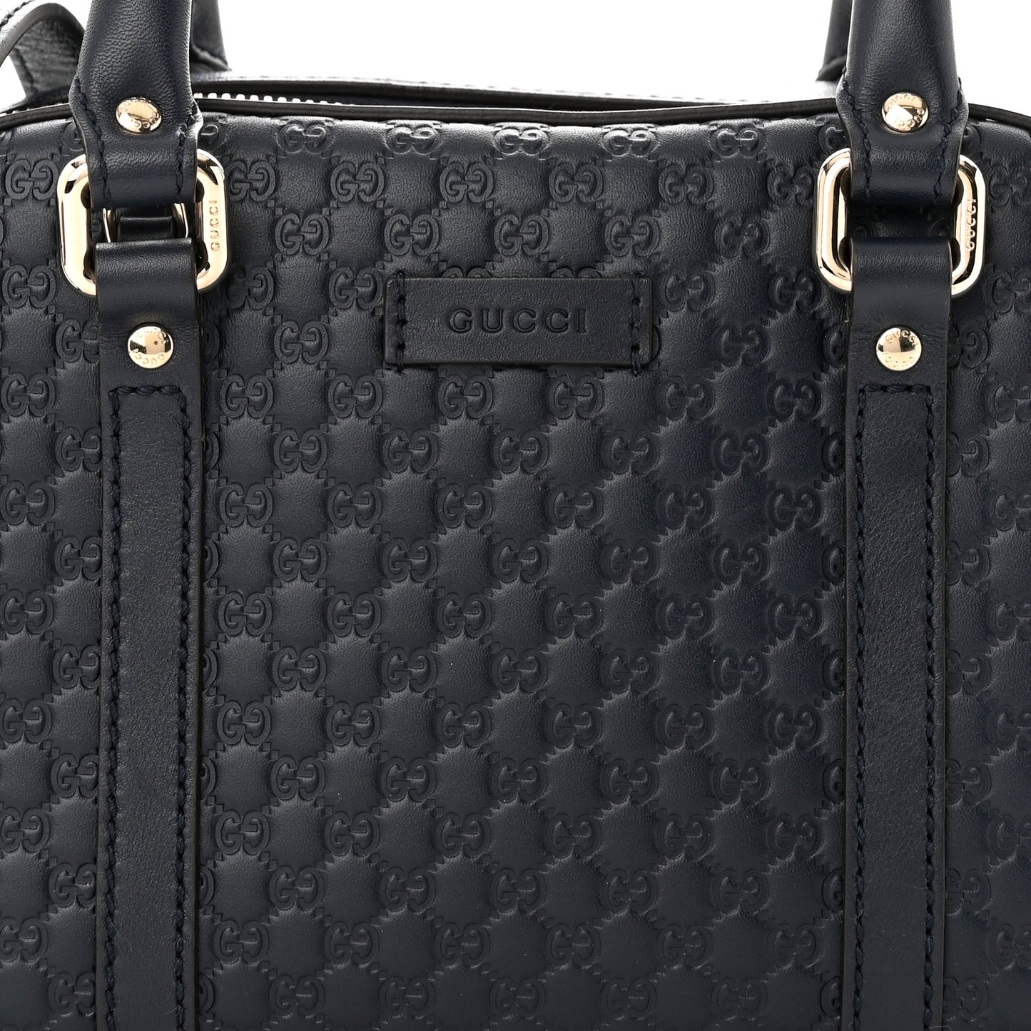 Soft Microguccissima Small Crossbody Bag Blue