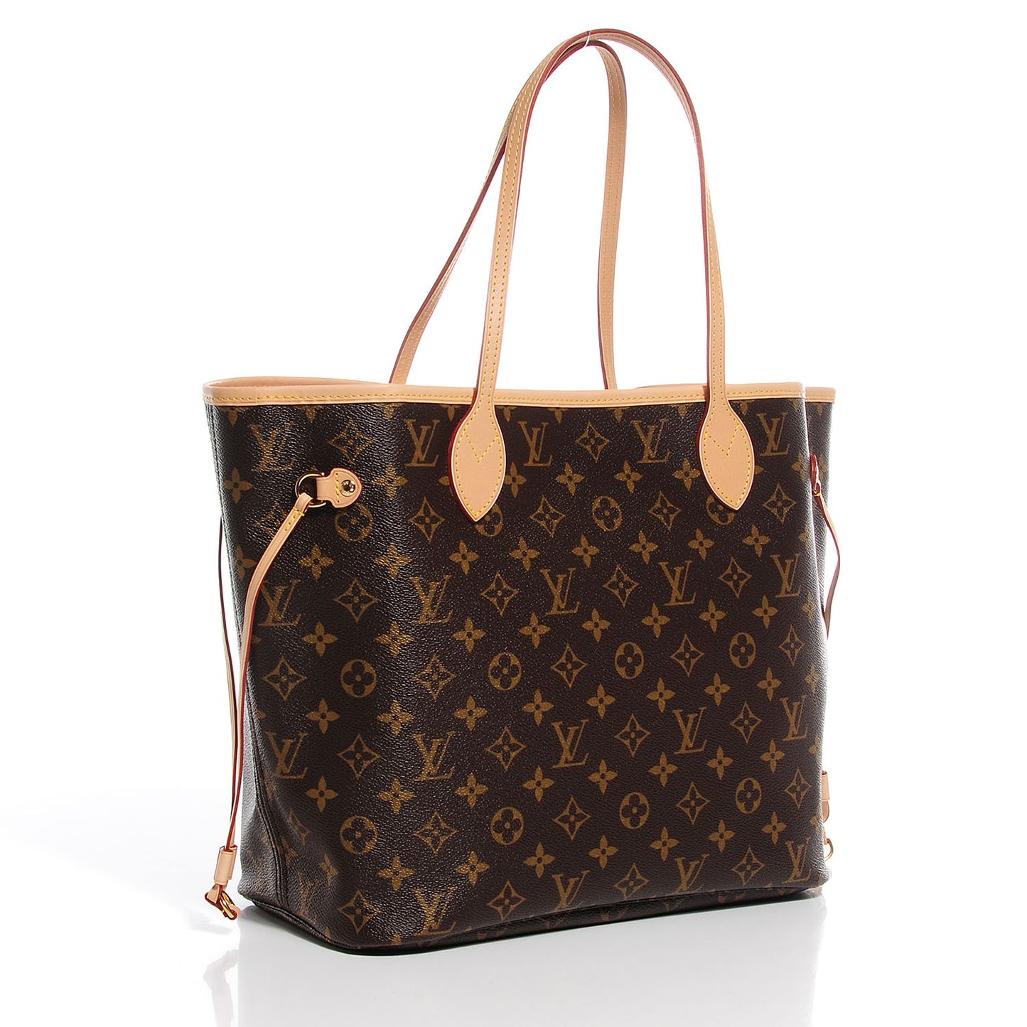 Monogram Porto Cervo V Neverfull MM Rose Ballerine