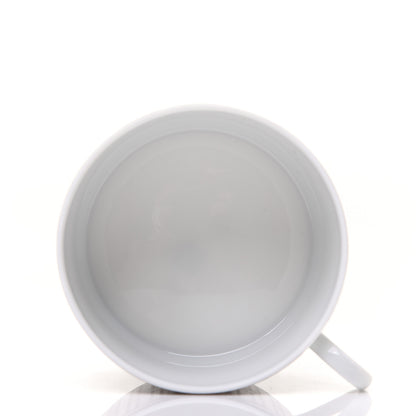 Hermes Porcelain Mosaique Au 24 Platine Tea Cup And Saucer Set Of 2 Platinum 5 of 8