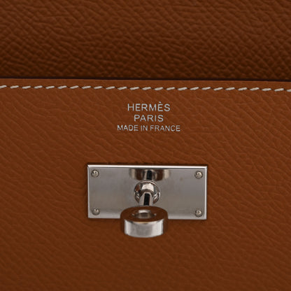 Hermes Epsom Kelly Longue Wallet Gold 6 of 10