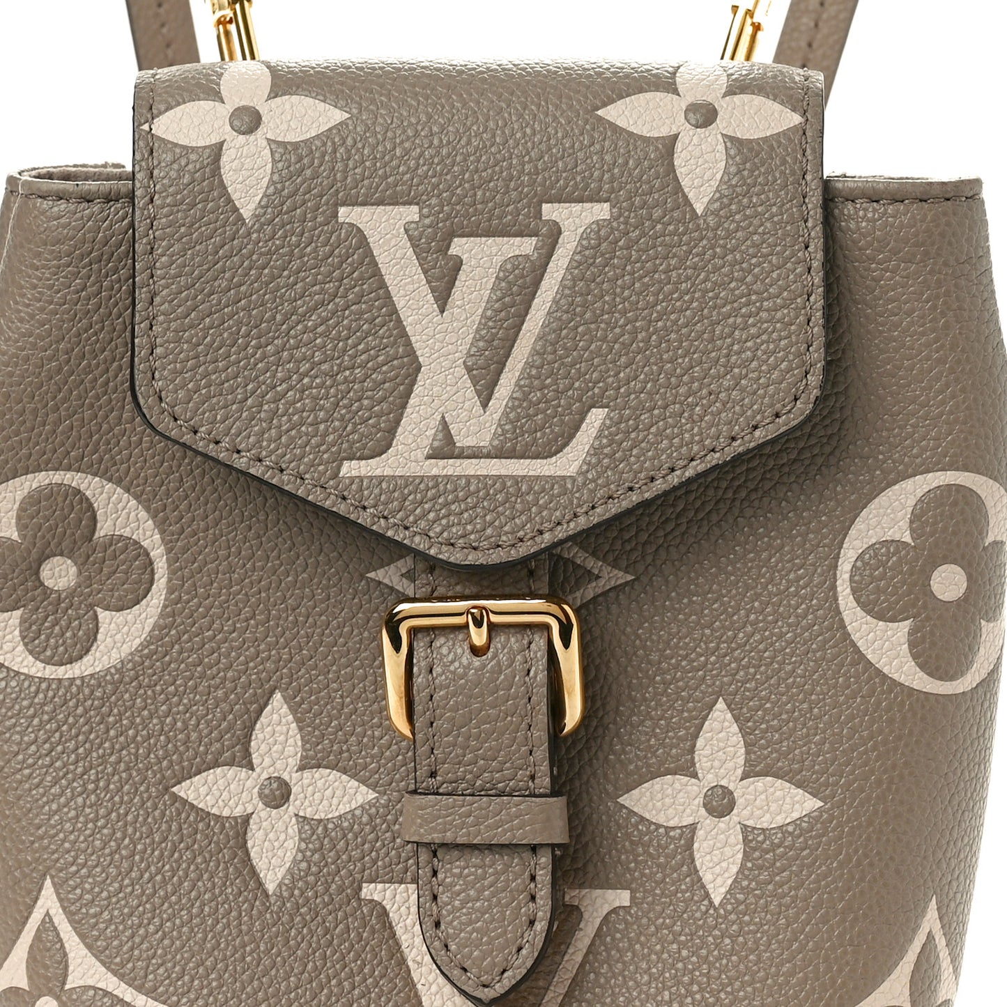 Empreinte Monogram Giant Tiny Backpack Tourterelle Cream