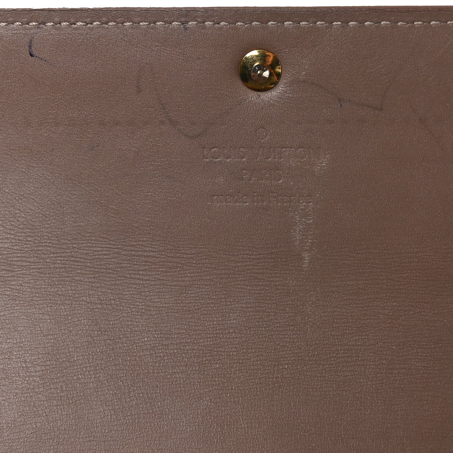 LOUIS VUITTON Vernis Sarah Wallet Noisette