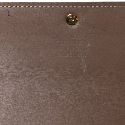 Louis Vuitton LOUIS VUITTON Vernis Sarah Wallet Noisette 7 of 10
