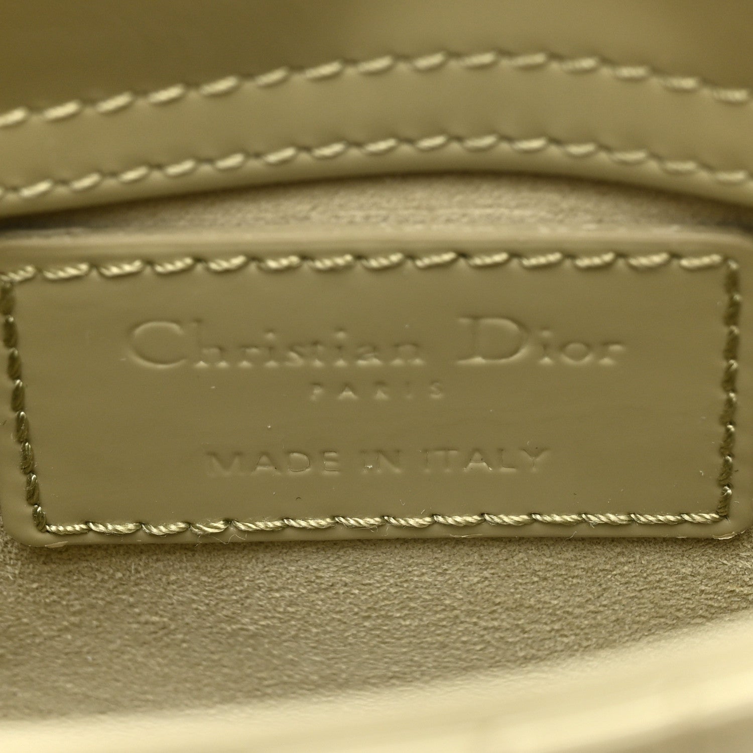 Christian Dior Patent Cannage Micro Lady Dior Sage Green 6 of 9