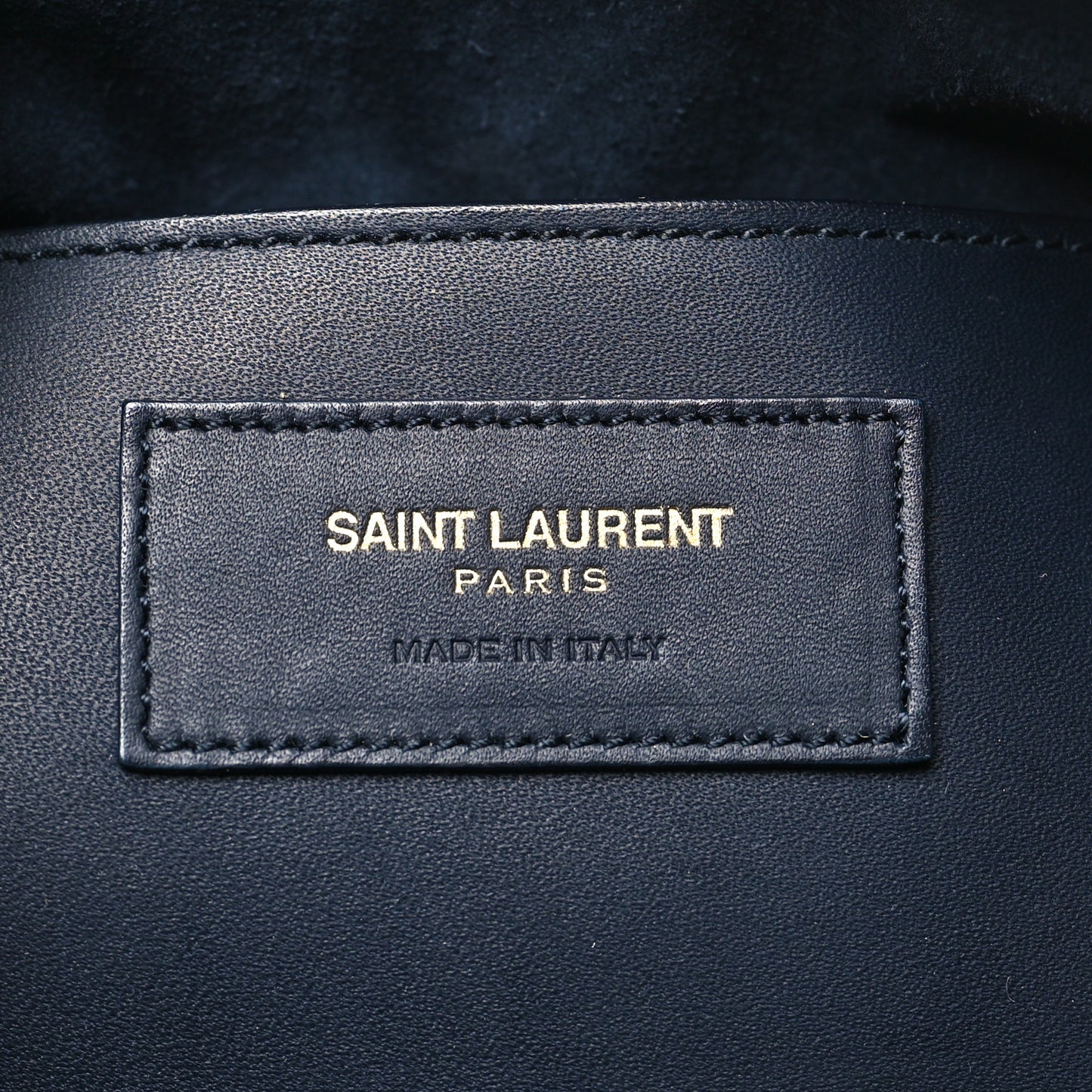 Calfskin Classic Baby Duffle Navy Blue