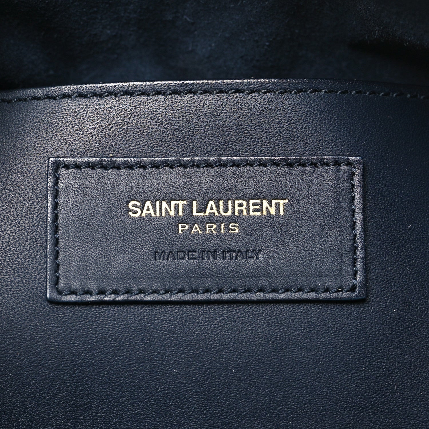 Saint Laurent Calfskin Classic Baby Duffle Navy Blue 6 of 10