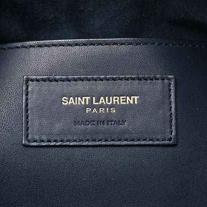 Saint Laurent Calfskin Classic Baby Duffle Navy Blue 6 of 10