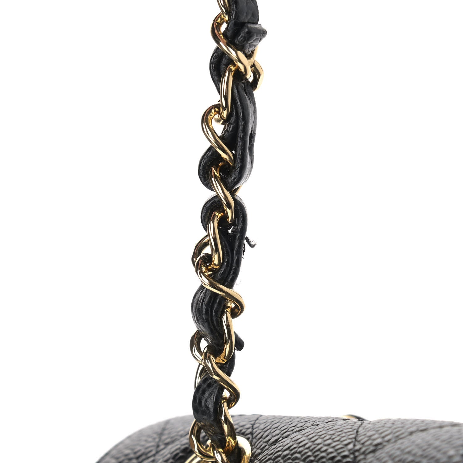Chanel Caviar Quilted Medium Double Flap Black 10 of 11