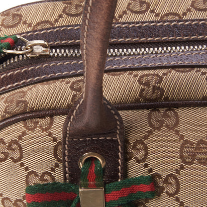 Gucci Monogram Small Princy Satchel Dark Brown 11 of 11