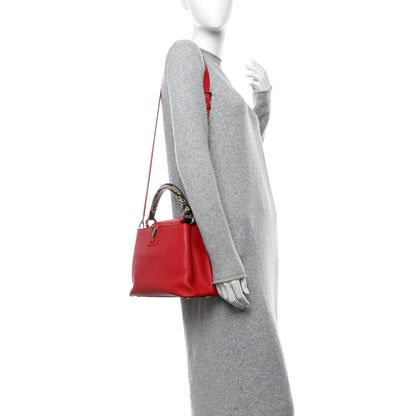 Louis Vuitton Taurillon Snakeskin Capucines PM Rubis 2 of 11