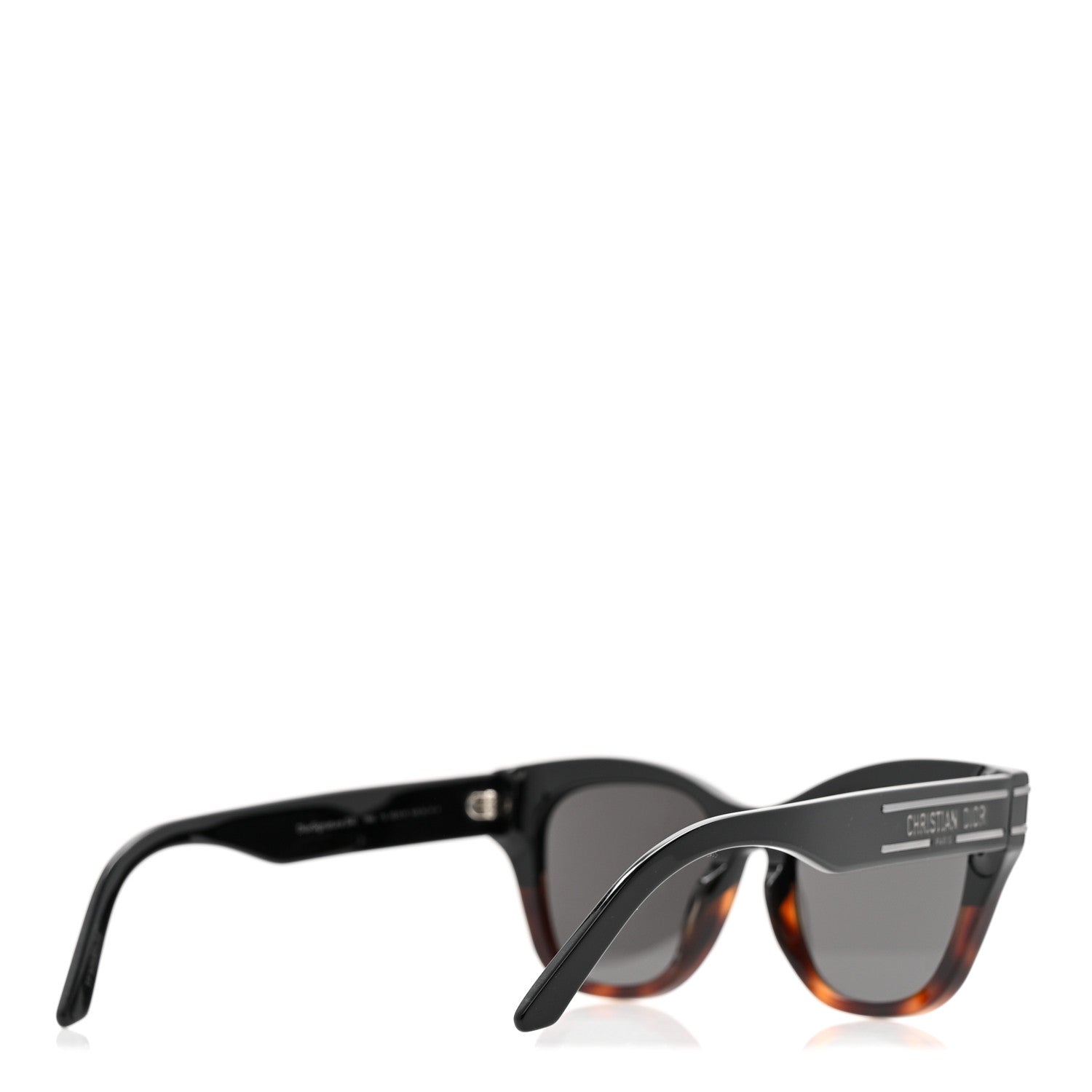 Christian Dior Acetate Diorsignature B41 Sunglasses Black Tortoise 4 of 7