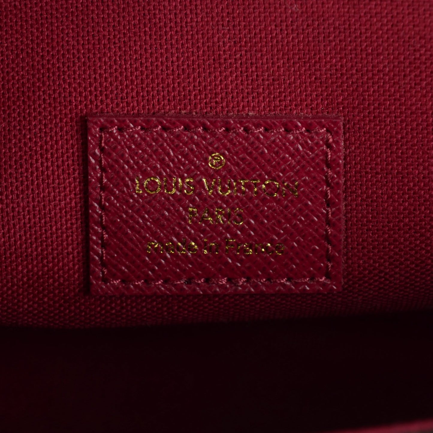 Monogram Pochette Felicie Chain Wallet Fuchsia