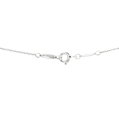 Tiffany Sterling Silver 16mm Elsa Peretti Open Heart Pendant Necklace 5 of 8