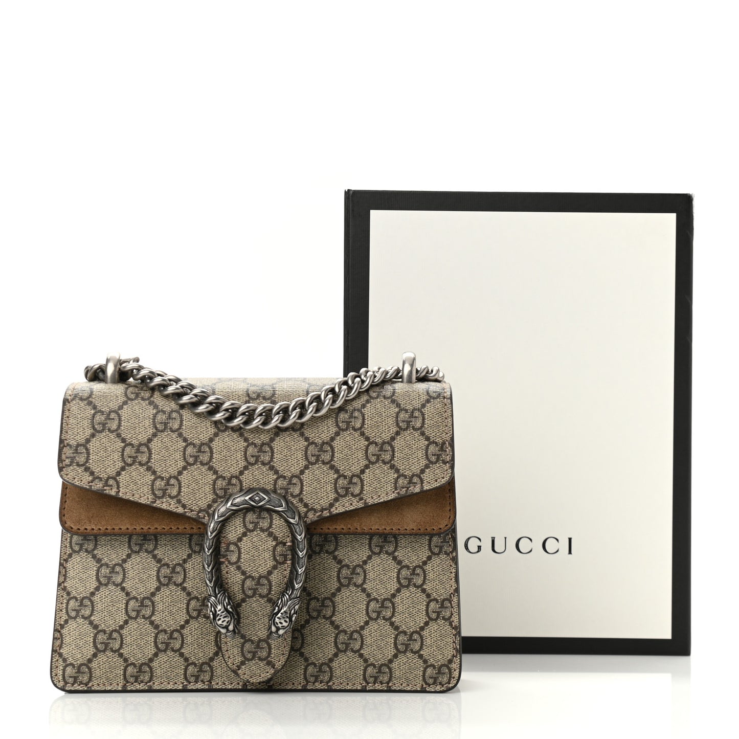 GG Supreme Monogram Mini Dionysus Shoulder Bag Taupe