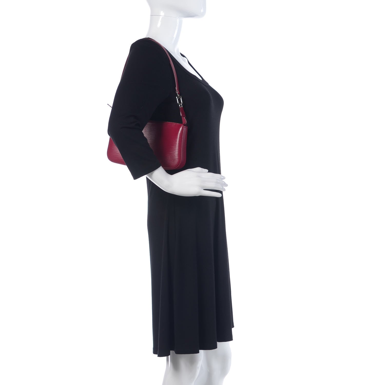 Louis Vuitton Epi Pochette Accessories NM Fuchsia 2 of 7