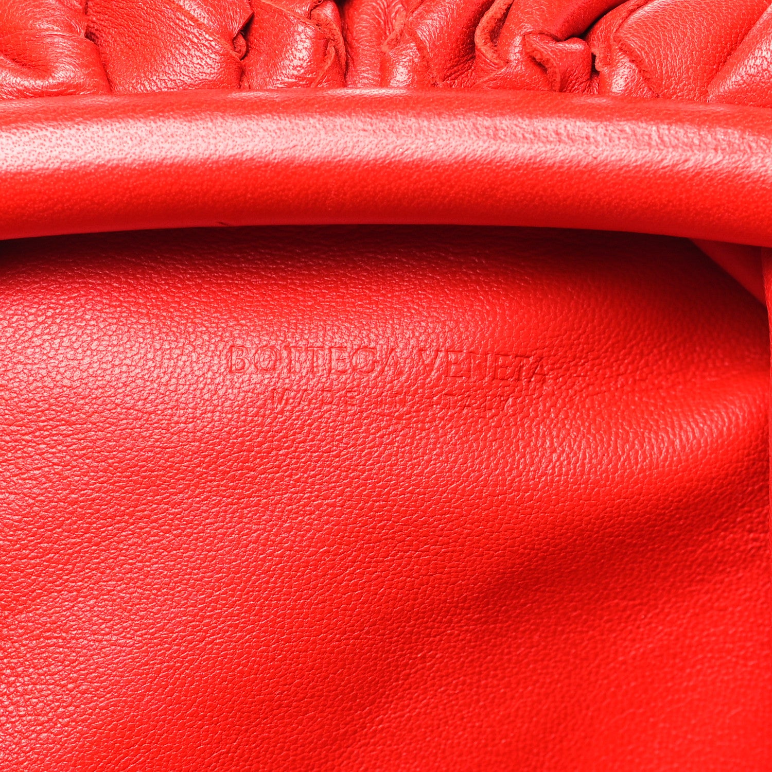 Bottega Veneta Nappa Intrecciato The Mini Pouch Bright Red 6 of 10