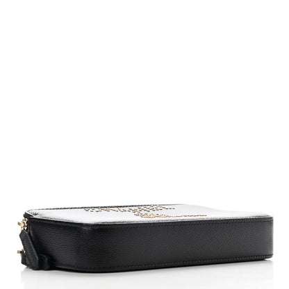 Chanel Caviar Studded Small Deauville Clutch With Chain Black 4 of 11