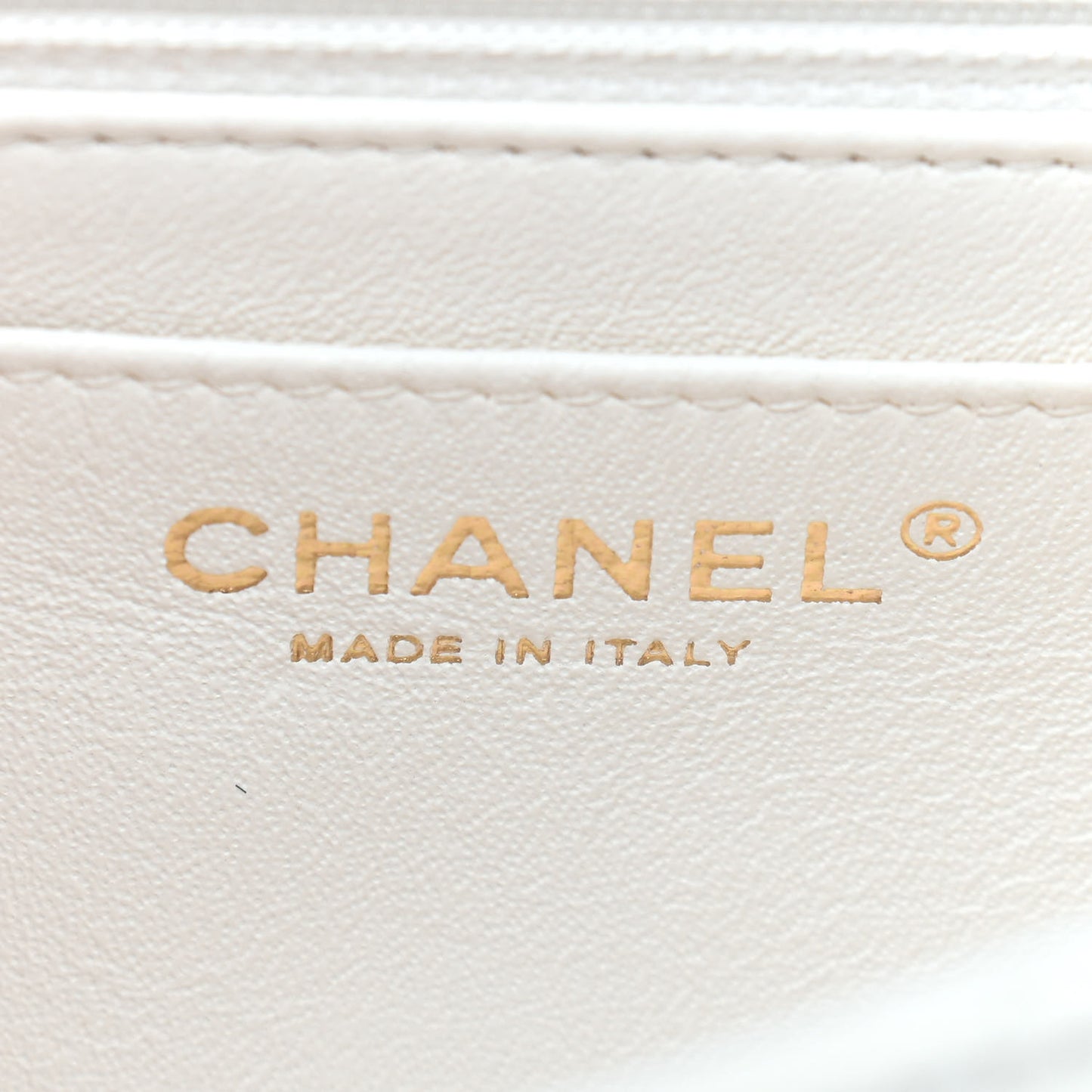 Aged Calfskin Quilted 2.55 Reissue Mini Flap White