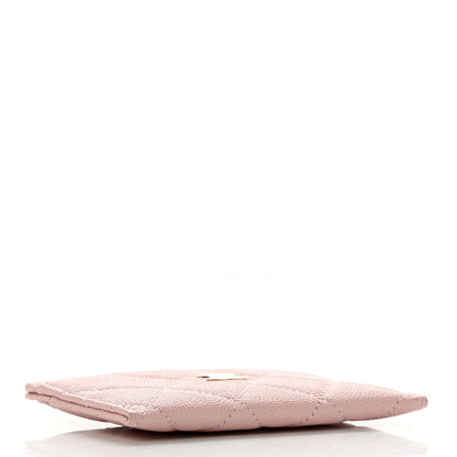 Chanel Caviar Quilted Card Holder Light Pink 4 of 9