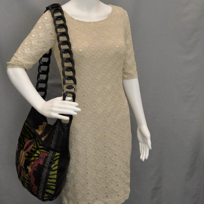 Jimmy Choo Patchwork Snakeskin Kaja Hobo 2 of 10