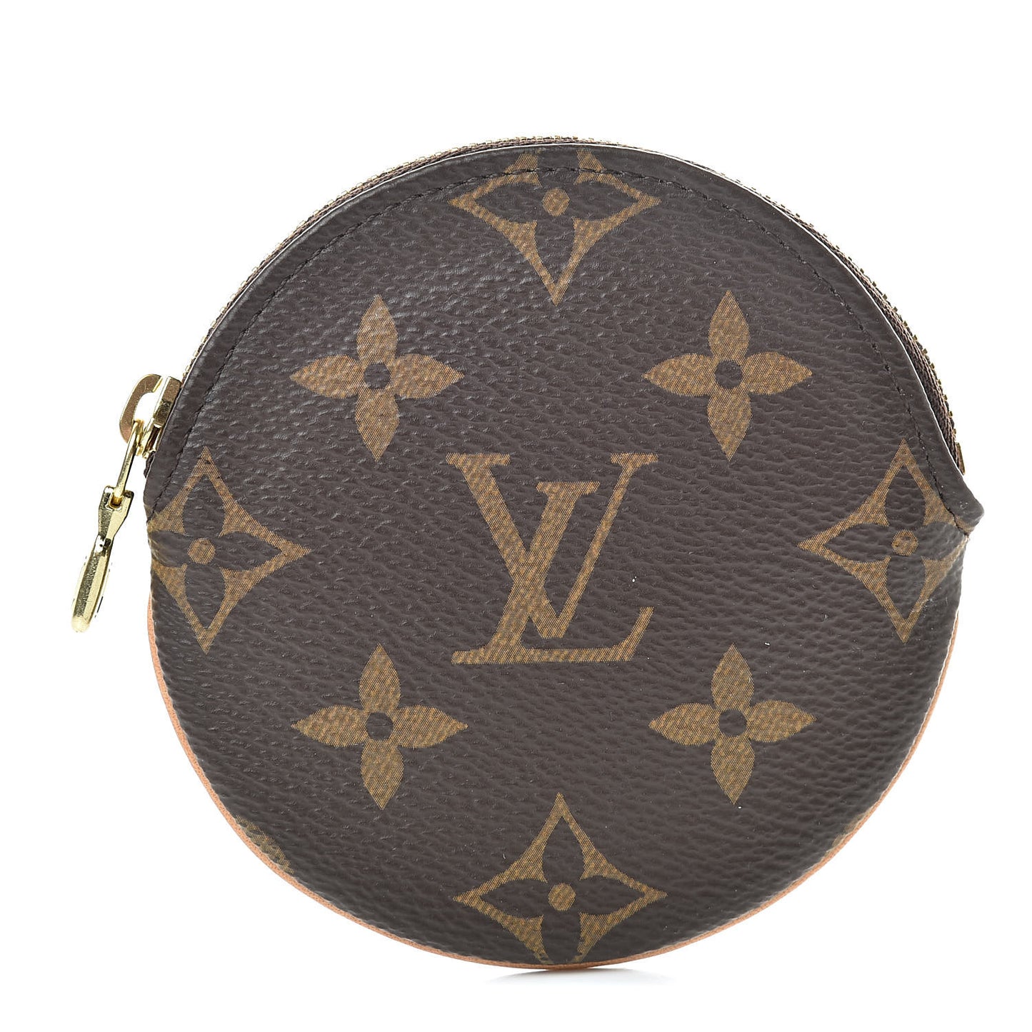Monogram Round Coin Purse