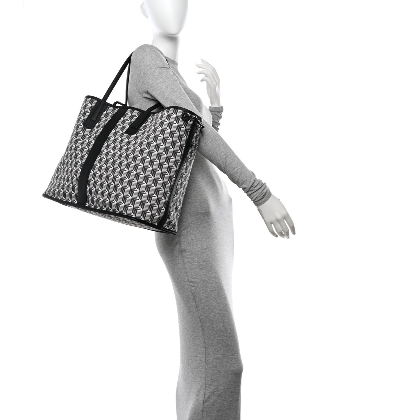 Visetos Large Liz Reversible Shopper Tote Black