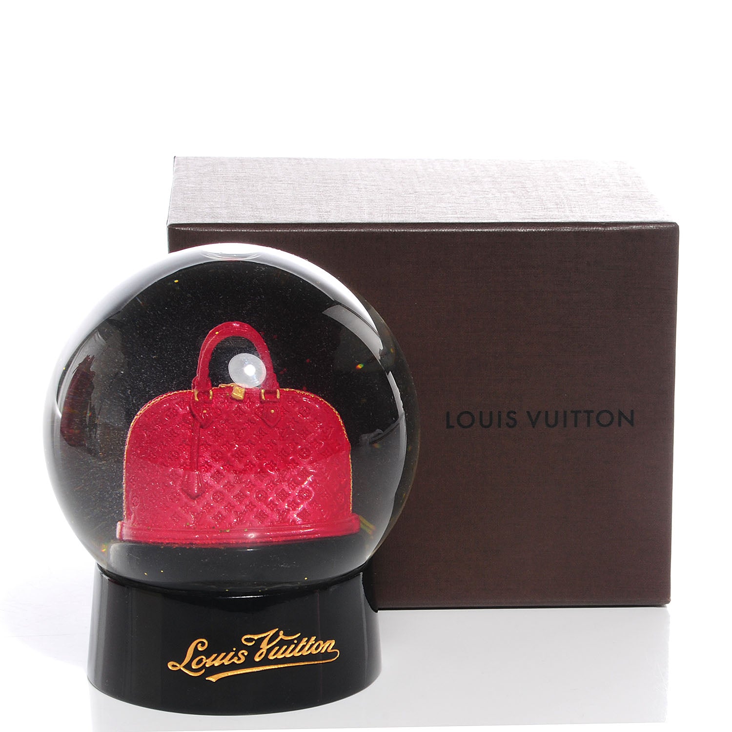 Louis Vuitton Alma Snow Globe Boule A Neige Rouge 3 of 4
