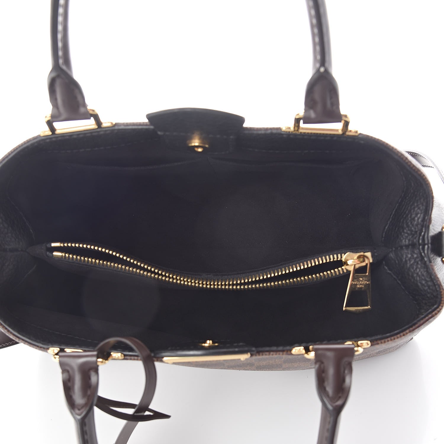 Louis Vuitton Damier Ebene Cuir Taurillon Brittany Black 5 of 9