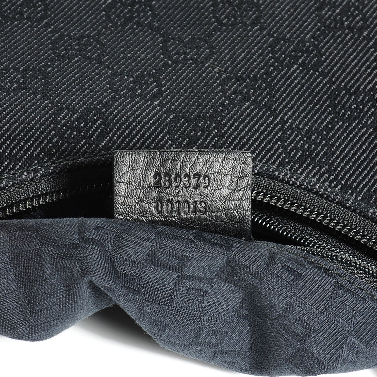 Gucci Monogram Shoulder Bag Black 7 of 7