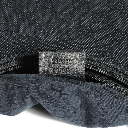 Gucci Monogram Shoulder Bag Black 7 of 7