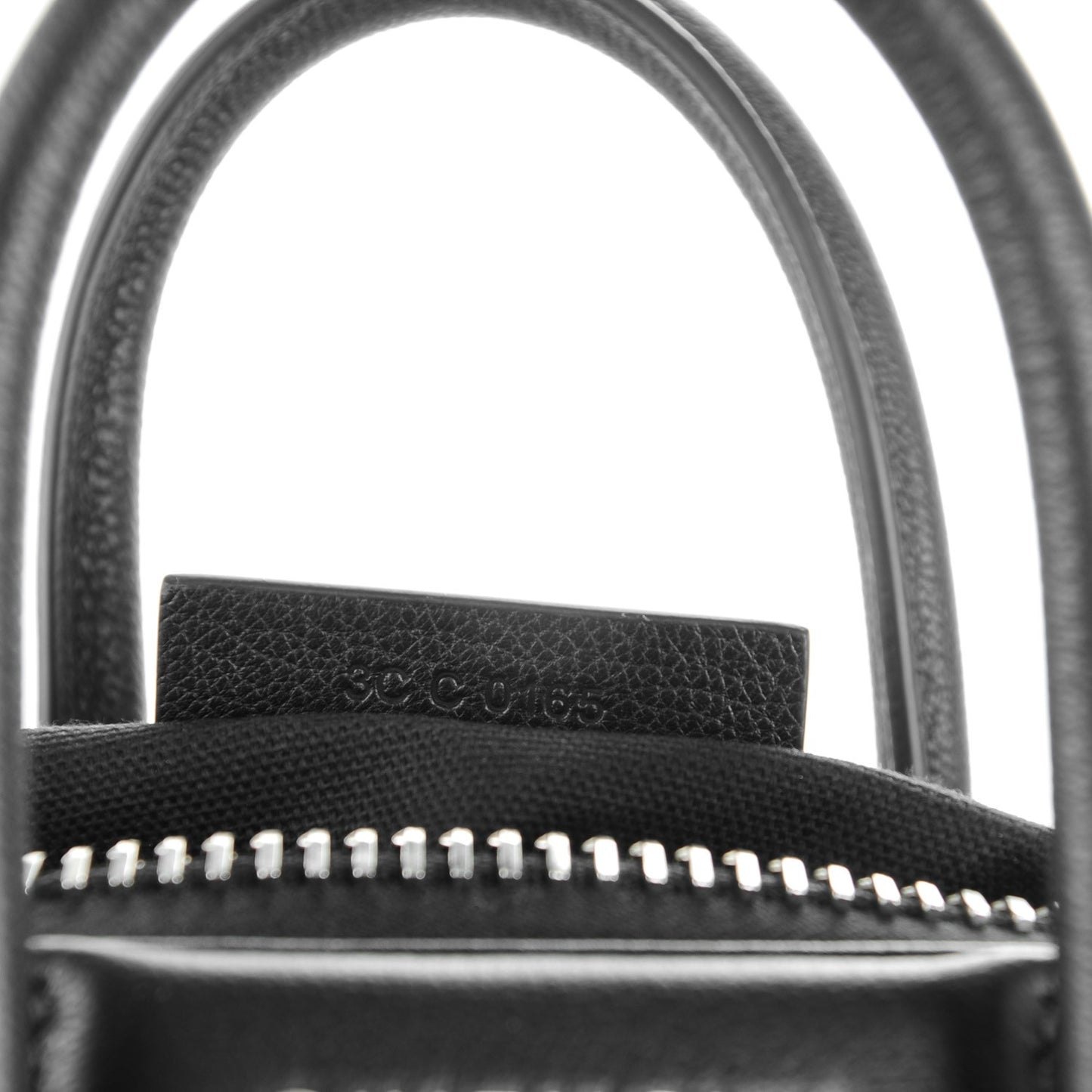 Sugar Goatskin Mini Antigona Black