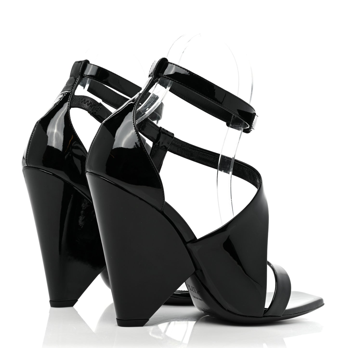 Patent Niki Crossed 105 Sandal 37.5 Black