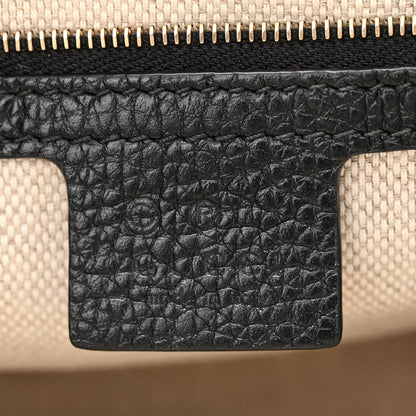 Gucci Pebbled Calfskin Medium Soho Flap Crossbody Black 6 of 10