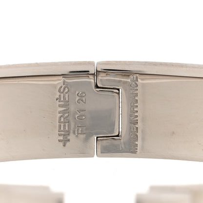 Hermes Enamel Narrow Clic Clac H Bracelet PM Rouge Corail 4 of 5