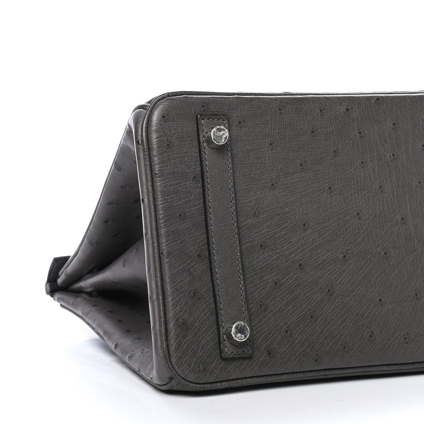 Ostrich Birkin 30 Graphite