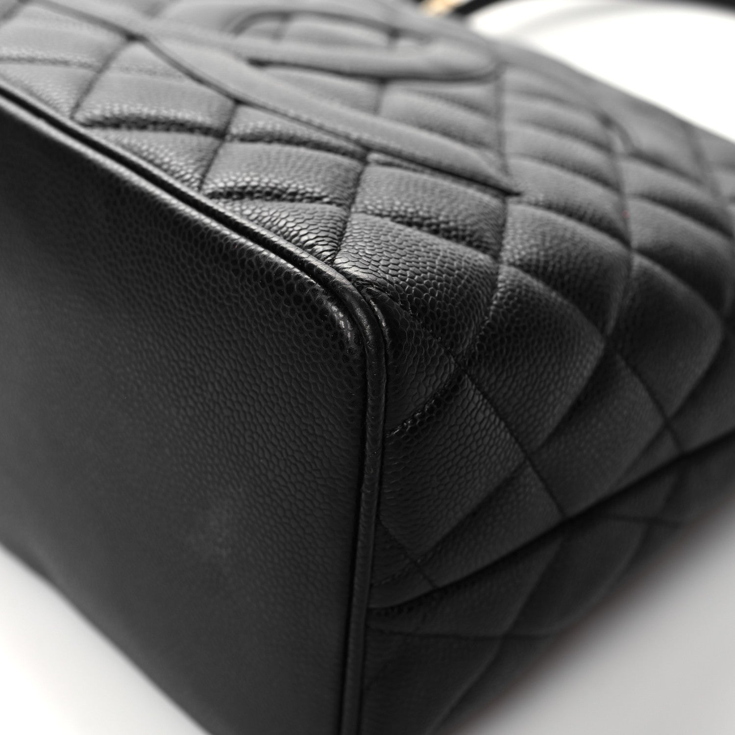 Chanel Caviar Quilted Medallion Tote Black 9 of 12