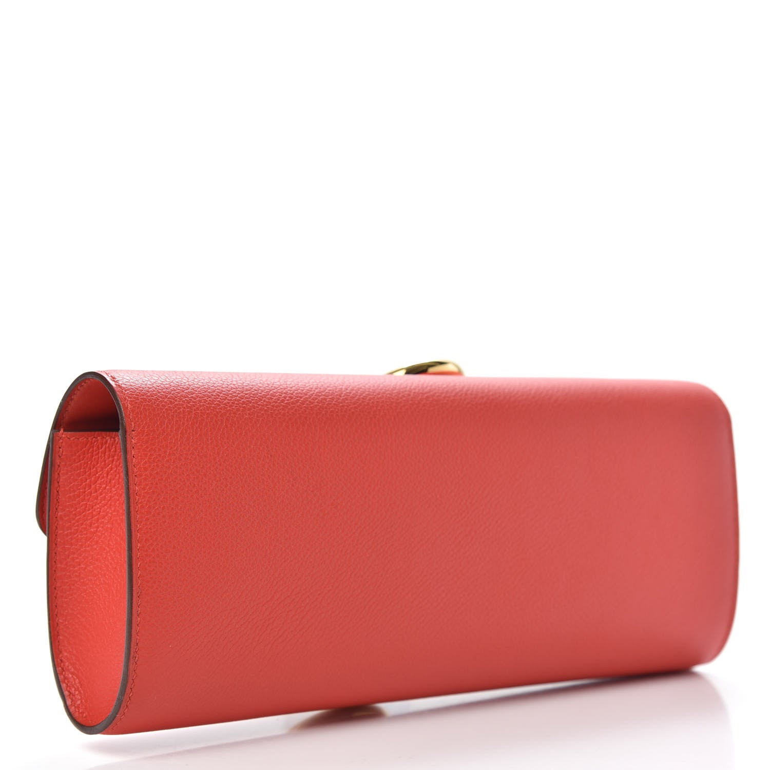 Hermes Evercolor Egee Clutch Rouge Tomate 3 of 9