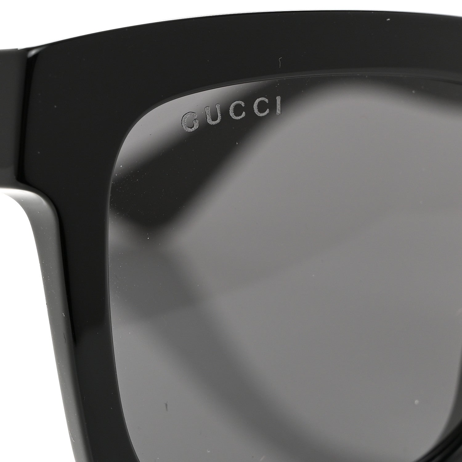 Gucci Polarized Square Frame Web Sunglasses GG0001SN Black 7 of 8