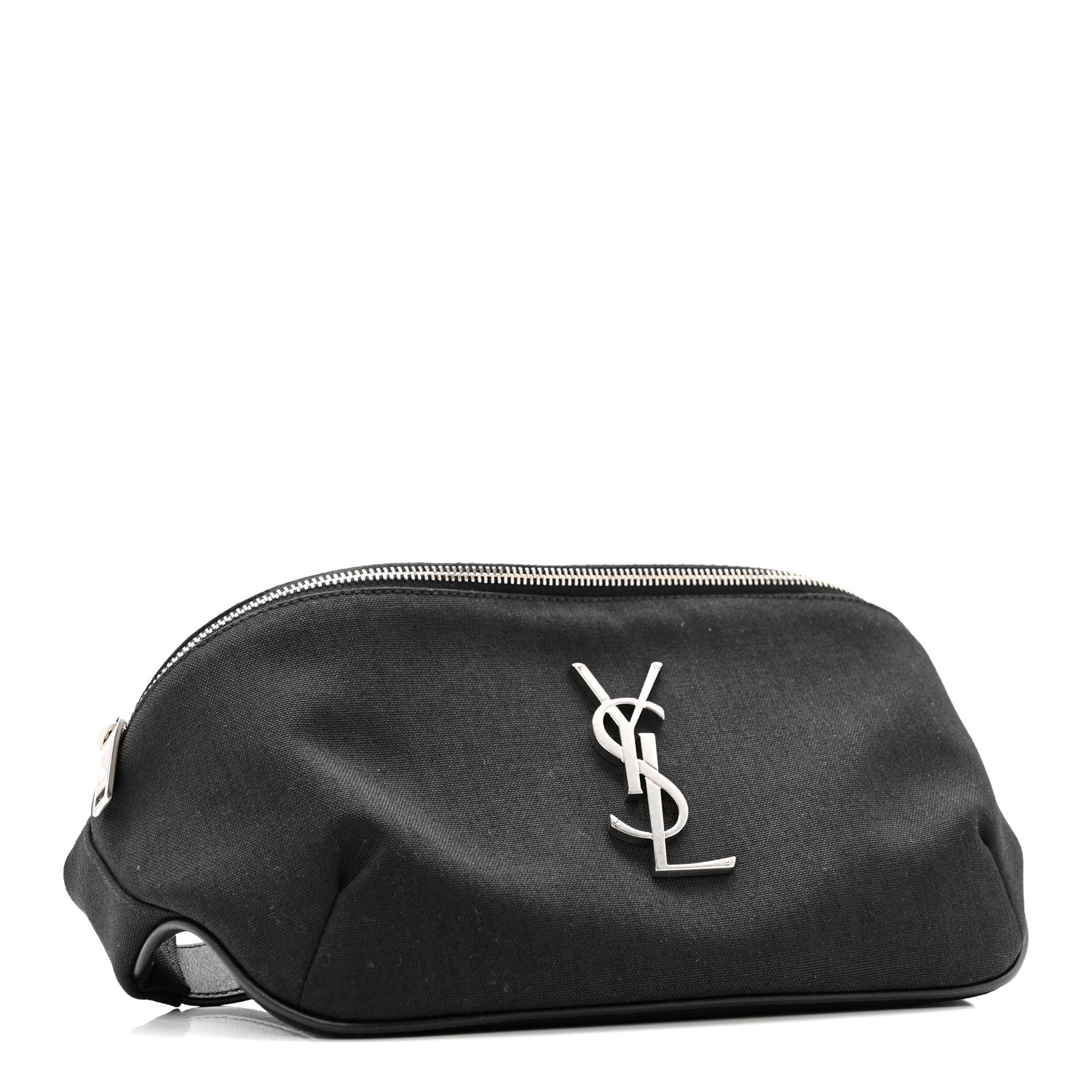 Saint Laurent Canvas Monogram Belt Bag Black 3 of 11