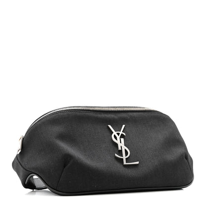 Saint Laurent Canvas Monogram Belt Bag Black 3 of 11