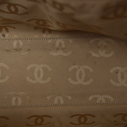 Chanel Calfskin Contrast Stitch Surpique Tote Beige 8 of 14