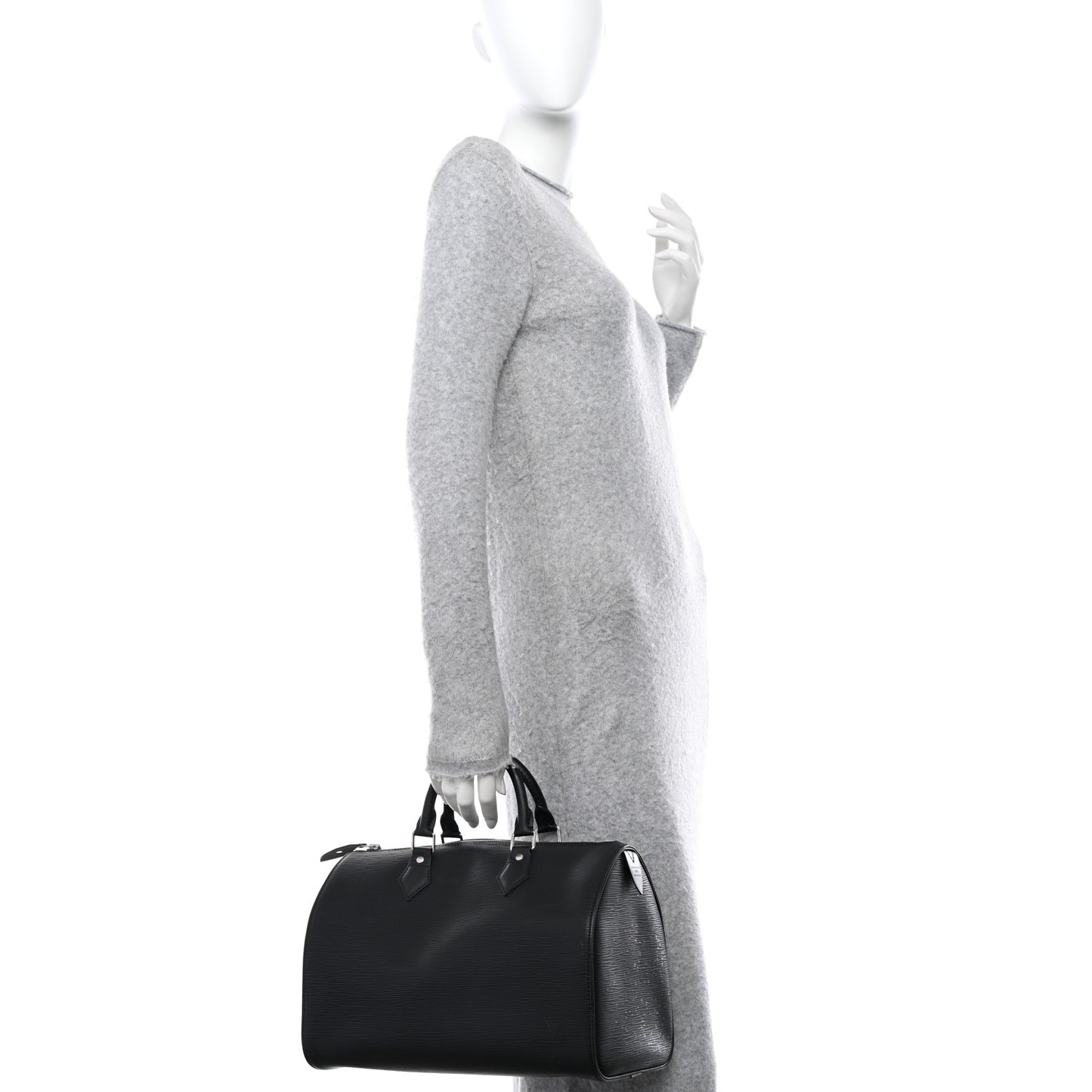 LOUIS VUITTON Epi Speedy 30 Black