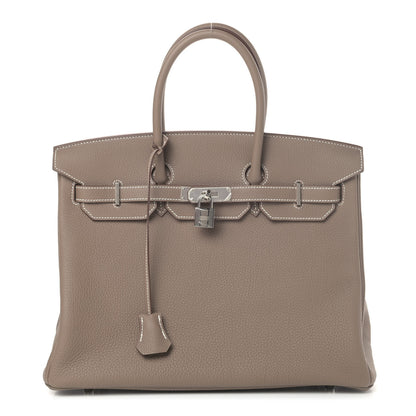 Hermes Togo Birkin 35 Etoupe 1 of 9